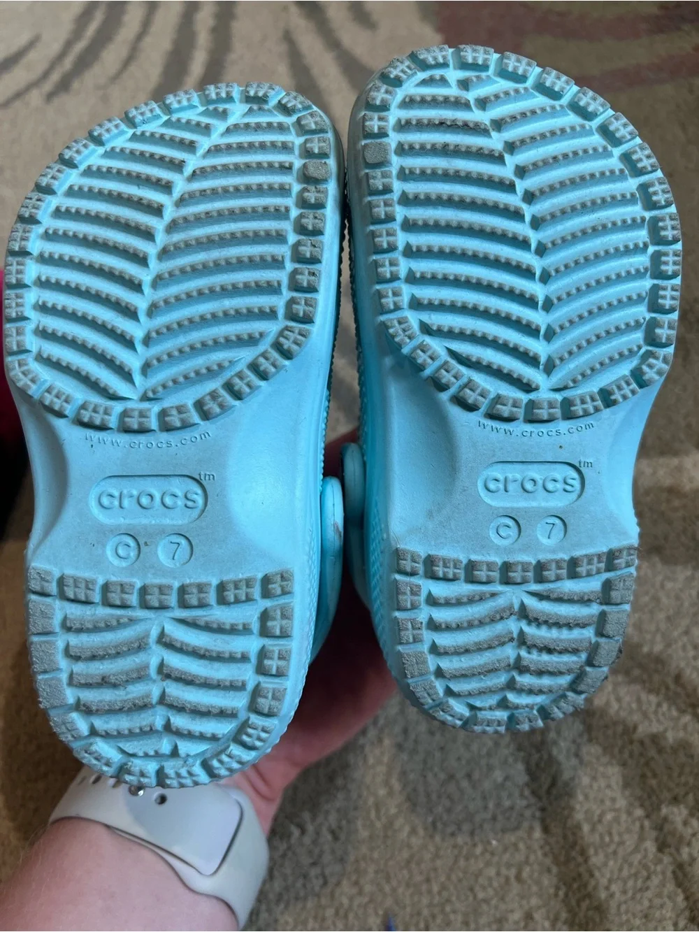 CROCS Kids Light Blue Classic Clog Sandals
